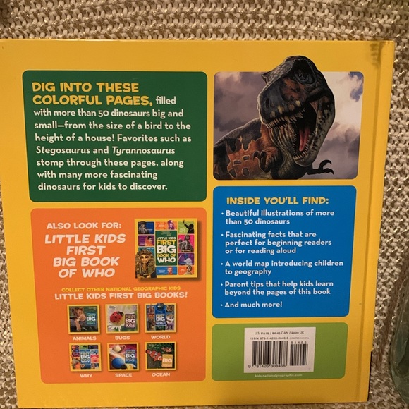Brand new National Geographic kids hardcover, dinosaur book πππ - Picture 4 of 17